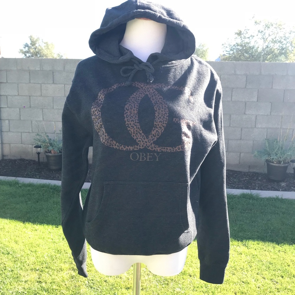 🧡OBEY Leopard Logo Hoodie🧡